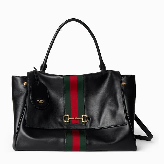 Gucci Personalize with initialsPaparazzo large top handle bag