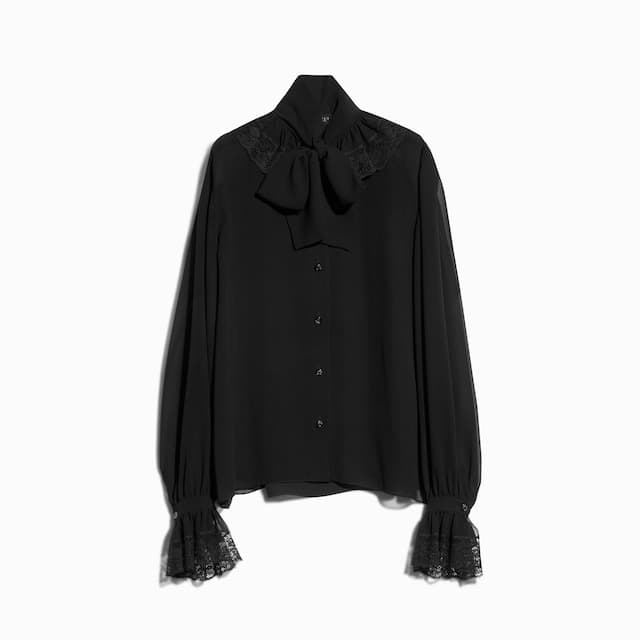 Gucci Light silk georgette shirt
