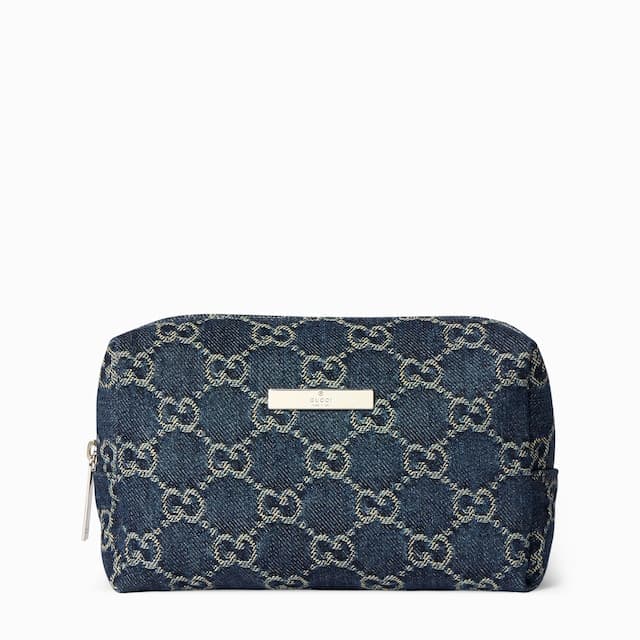 Gucci Medium cosmetic case with Gucci plaque£330
