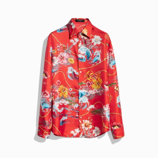 Gucci Montecarlo & Online ExclusivePrinted silk twill shirt£1,150