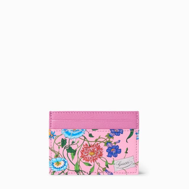 Gucci Flora-motif card case£240