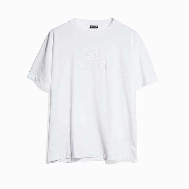 Gucci エンブロイダリー付き コットンジャージー Tシャツ¥107,800(税込)