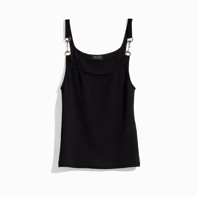 Gucci 홀스빗 비스코스 크레이프 저지 탑₩1,250,000