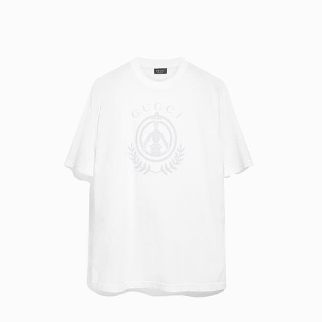 Gucci 프린트 코튼 저지 티셔츠₩900,000