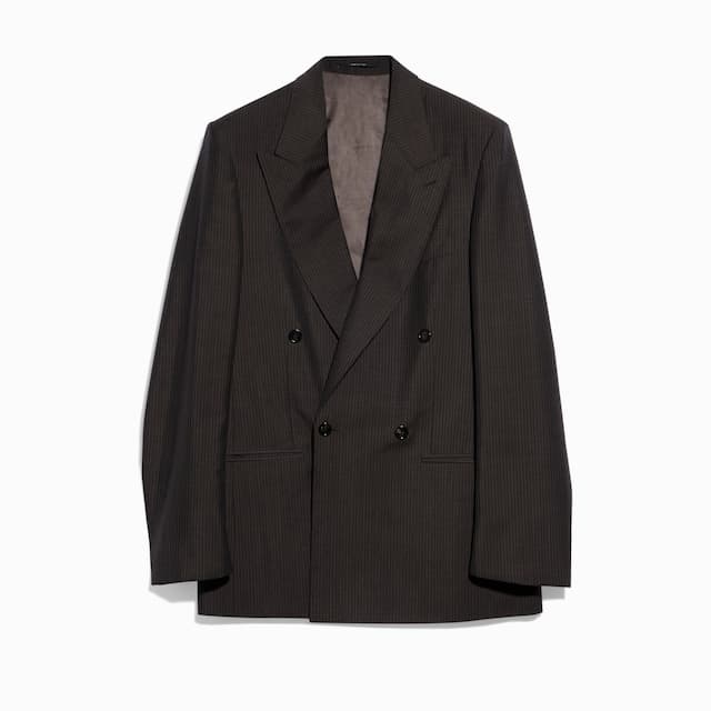 Gucci 핀스트라이프 울 모헤어 재킷₩5,200,000