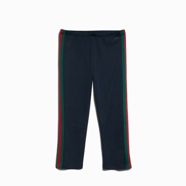 Gucci 웹(Web) 리브 코튼 저지 팬츠₩1,250,000