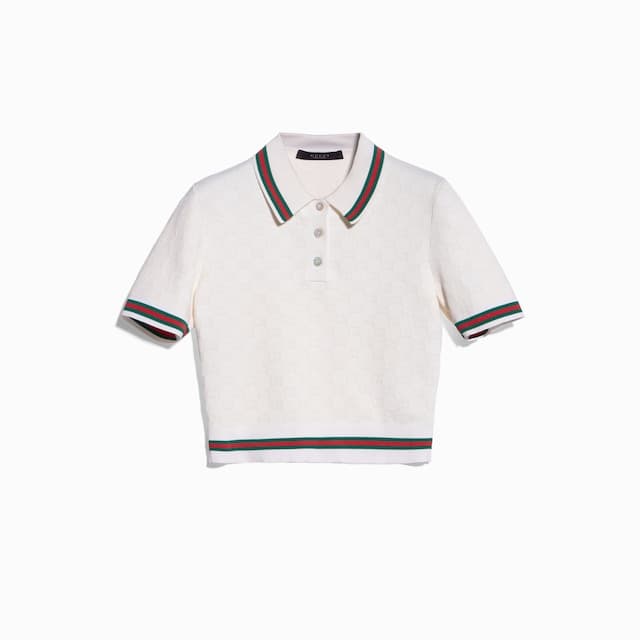 Gucci GG エクストラファイン コットン ジャカード ポロシャツ¥253,000(税込)
