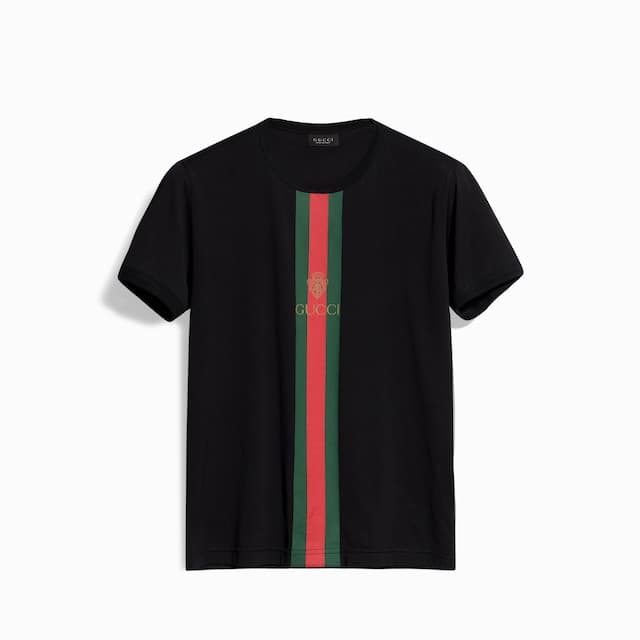 Gucci 프린트 코튼 저지 티셔츠₩990,000