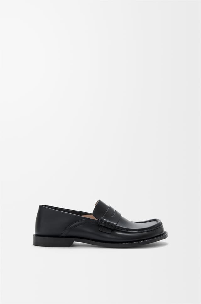 LOEWE Campo flap back loafer in waxy calfskin