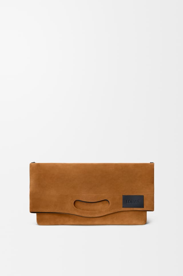 LOEWE Bob folded tote in suede