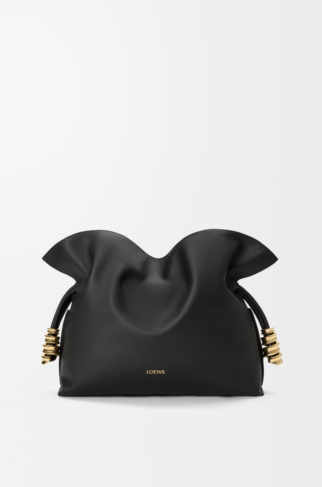 LOEWE Medium Coil Flamenco clutch in nappa calfskin