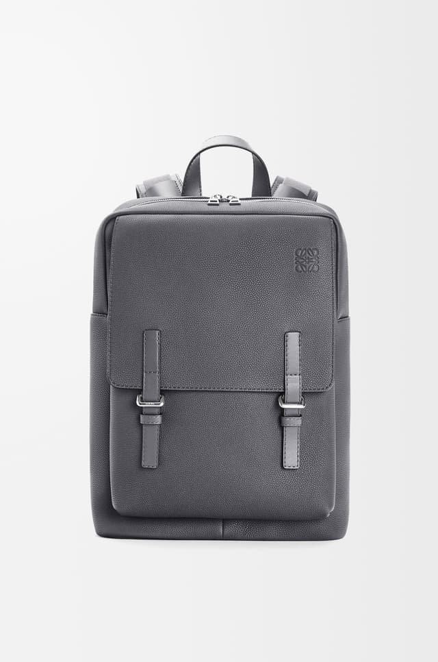 LOEWE Military backpack in soft grained calfskin