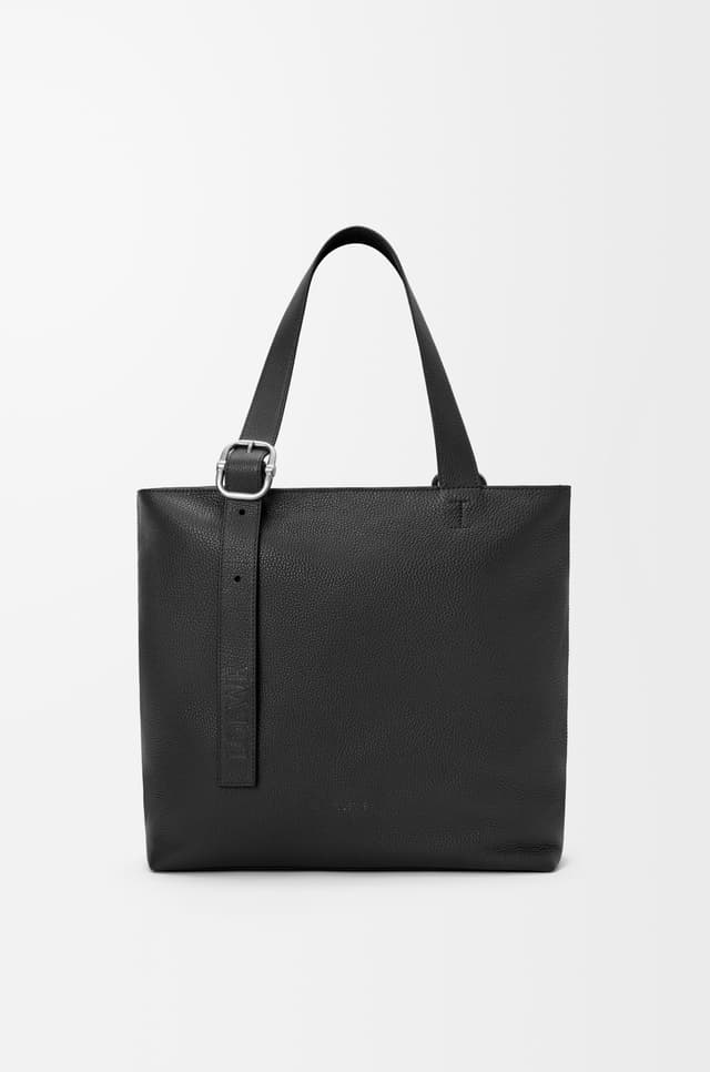 LOEWE Loop zipped tote in supple grained calfskin