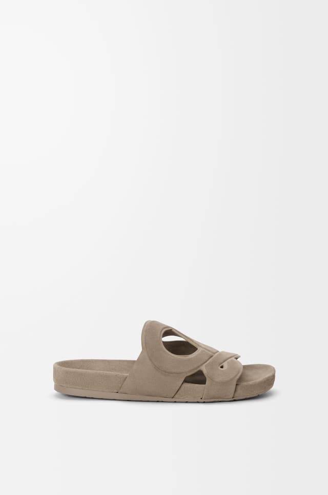 LOEWE Ease Monogram slide in suede