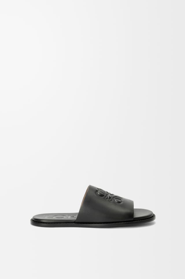 LOEWE Flex Anagram slide in soft calfskin