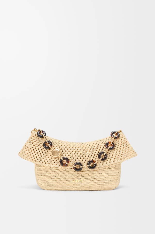 LOEWE Medium Ola bag in raffia