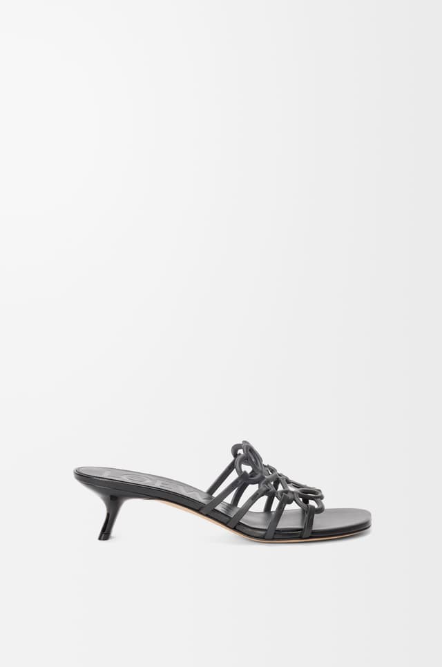 LOEWE Petal Anagram slide in soft calfskin