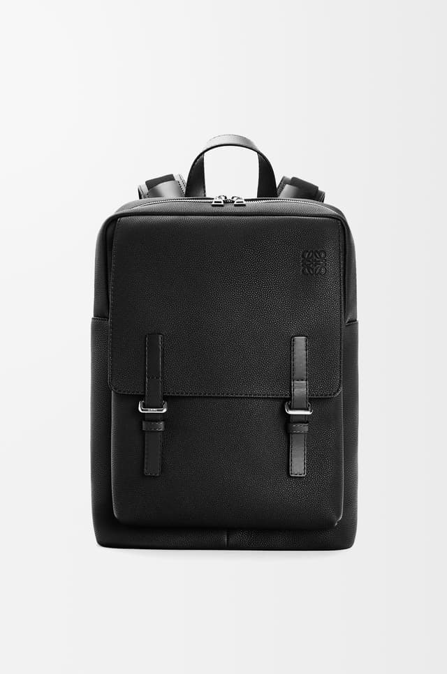 LOEWE Military backpack in soft grained calfskin