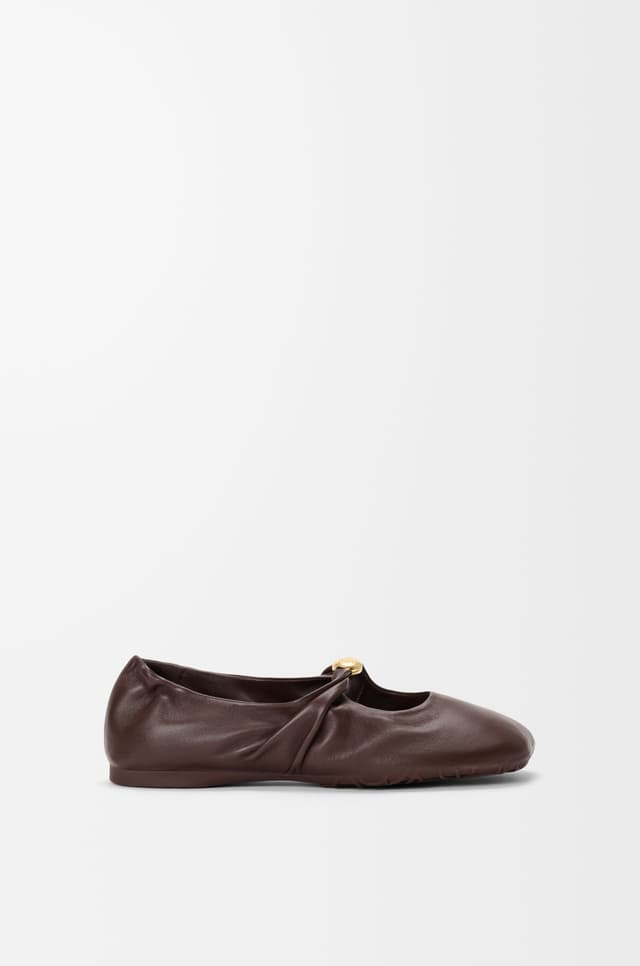 LOEWE Pebble Soft ballerina in nappa lambskin