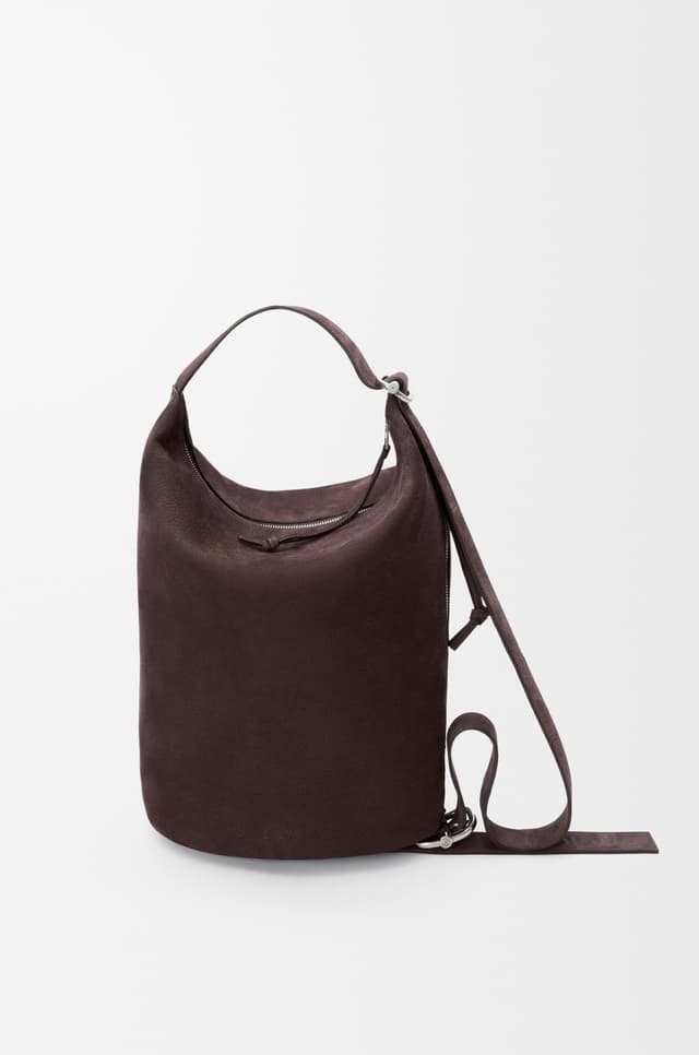 LOEWE Loop bucket in grained nubuck