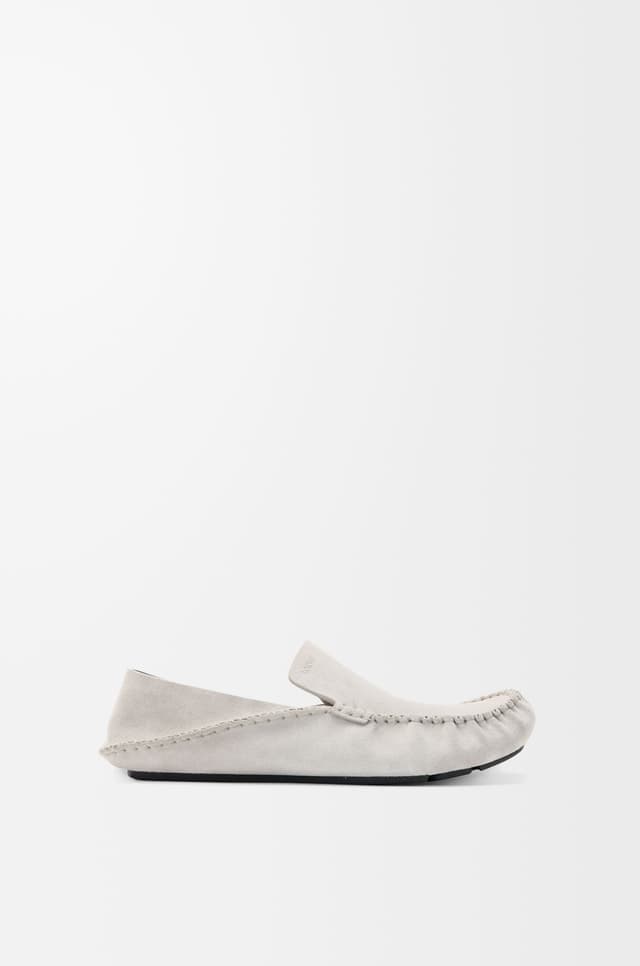 LOEWE Rambla driving loafer in suede calfskin