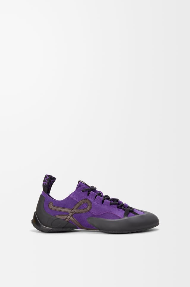 LOEWE Grip sneaker in calfskin suede