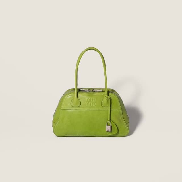 Miu Miu Vivant nappa leather bag