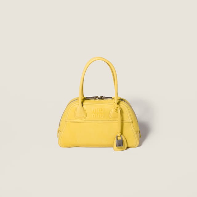 Miu Miu Vivant nappa leather bag
