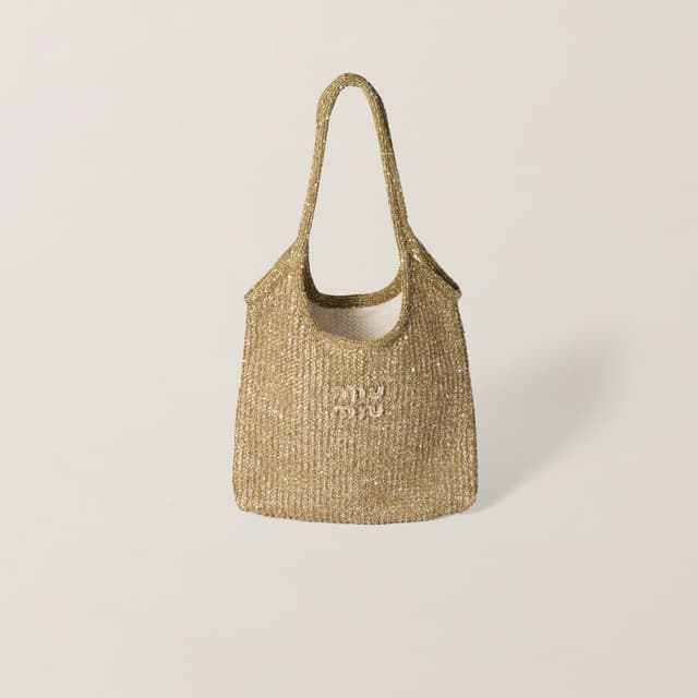 Miu Miu Ivy sequin mesh bag