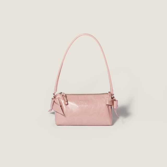 Miu Miu Shiny leather pouch