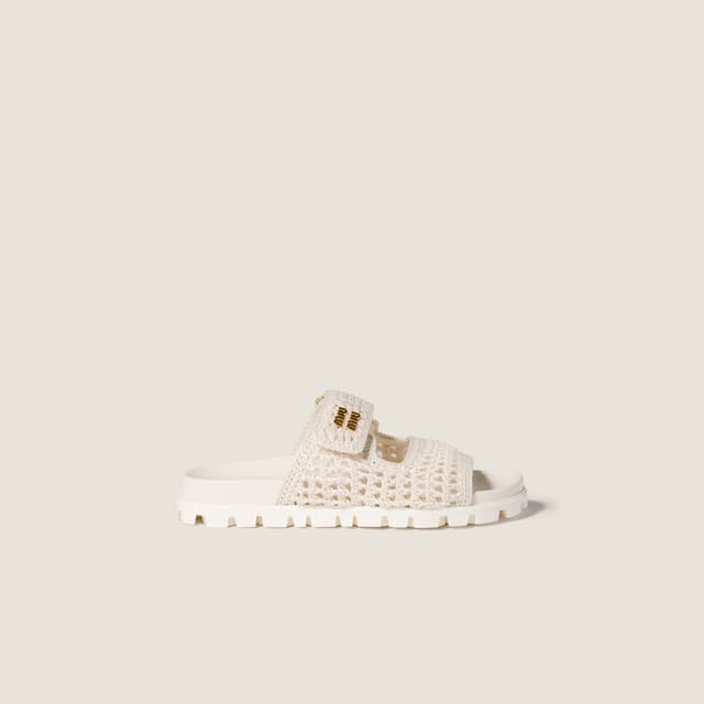Miu Miu Crochet sandals