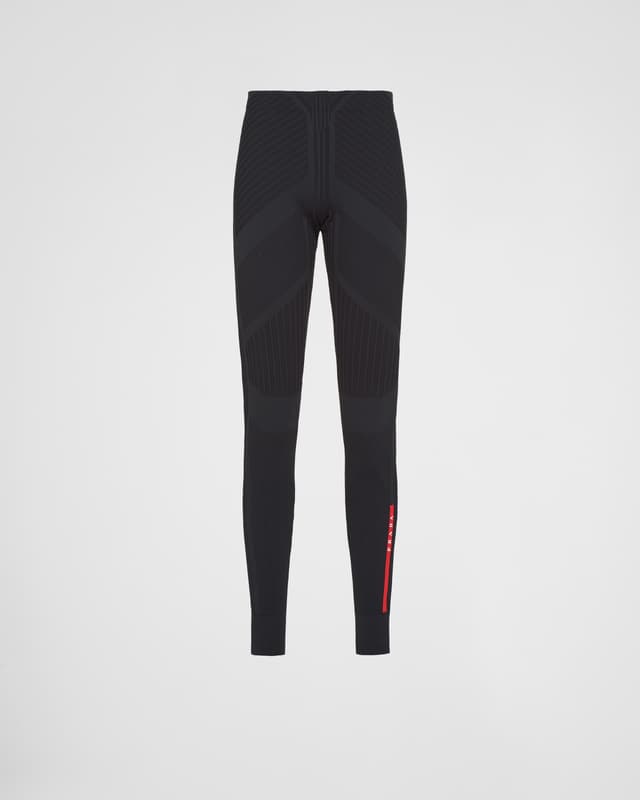 Prada Tech Rec Re-Nylon piqué leggings