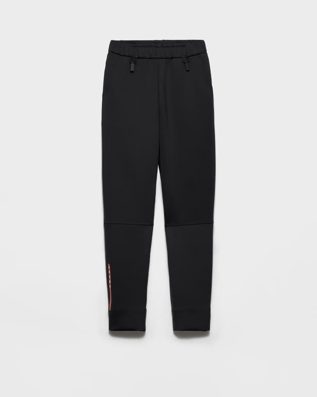Prada Technical jersey pants