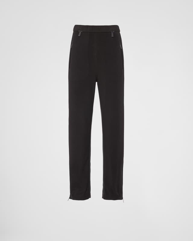 Prada Recycled technical fleece joggers