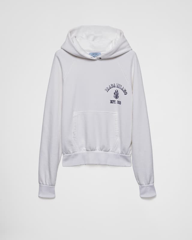 Prada Cotton fleece hoodie