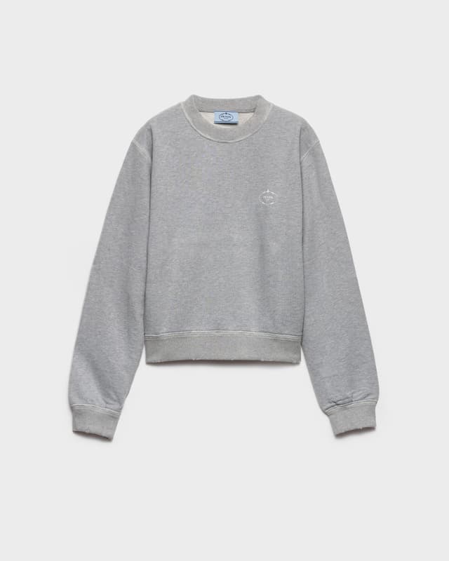 Prada Cotton crew-neck sweatshirt