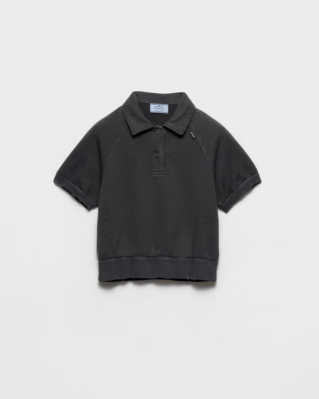 Prada Cotton fleece polo shirt