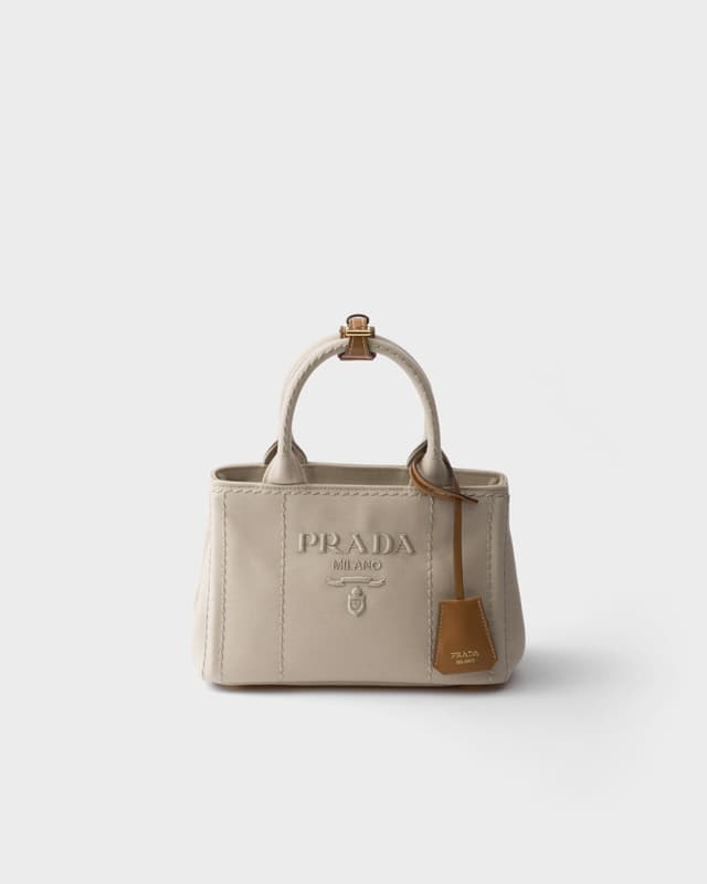 Prada Prada Jardinière cotton canvas mini-bag