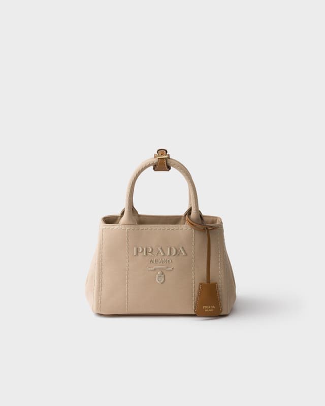 Prada Prada Jardinière cotton canvas mini-bag