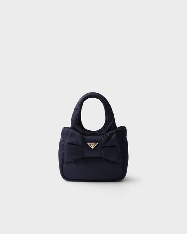 Prada Mini padded Re-Nylon bag with bow