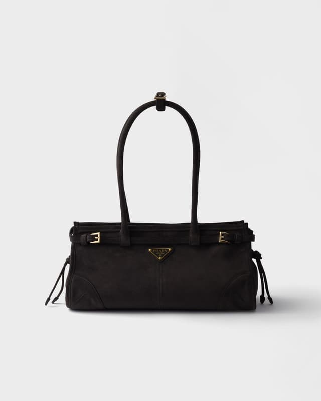 Prada Prada Bonnie medium suede handbag