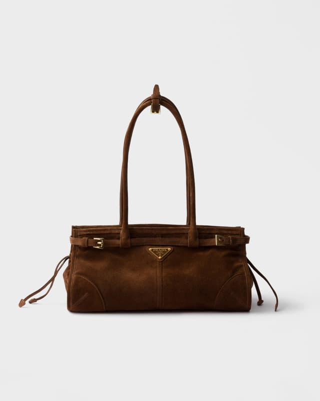 Prada Prada Bonnie medium suede handbag