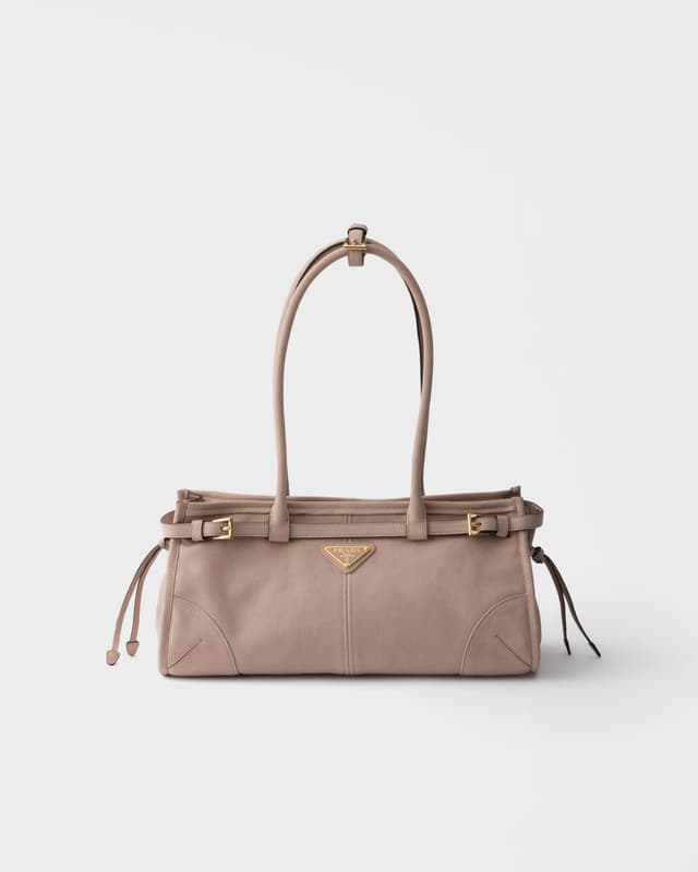 Prada Prada Bonnie medium nubuck leather handbag