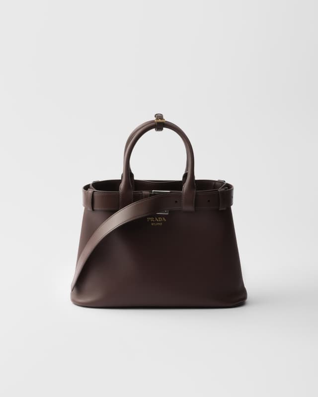 Prada Prada Buckle small leather handbag with belt