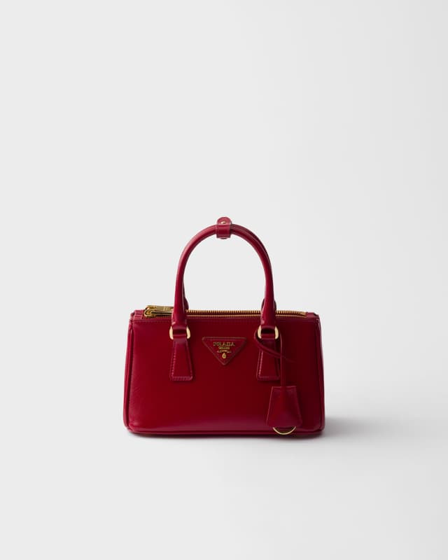 Prada Prada Galleria patent Saffiano leather mini-bag