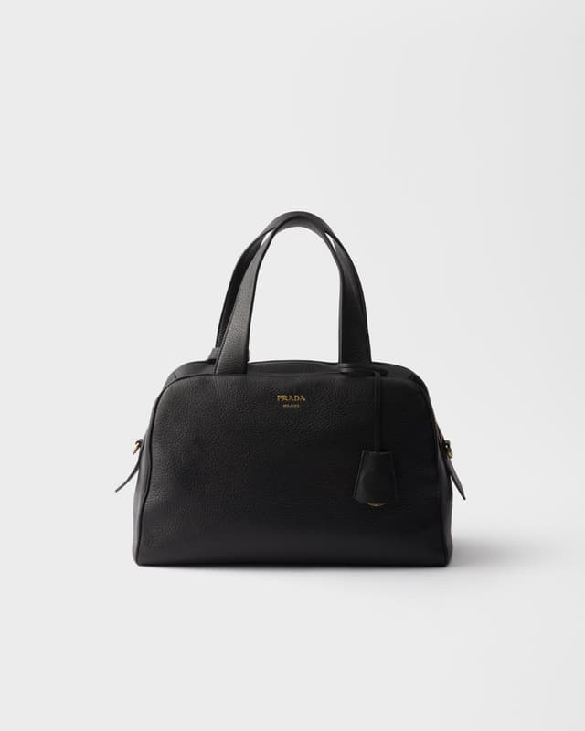 Prada Large leather top-handle bag