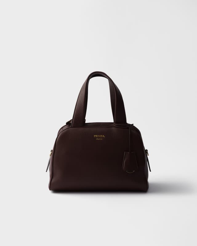 Prada Medium leather top-handle bag