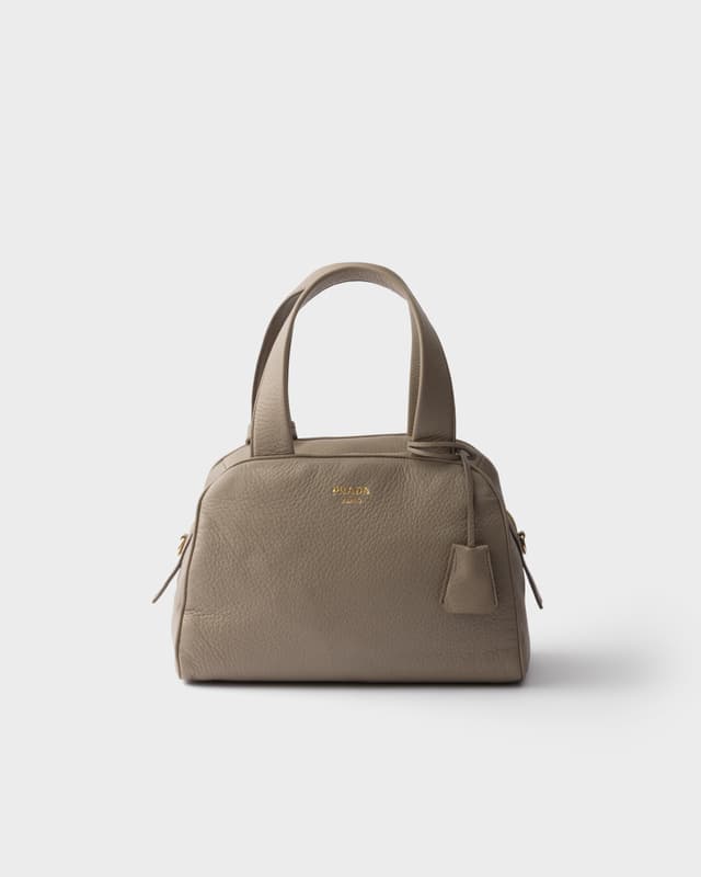 Prada Medium leather top-handle bag