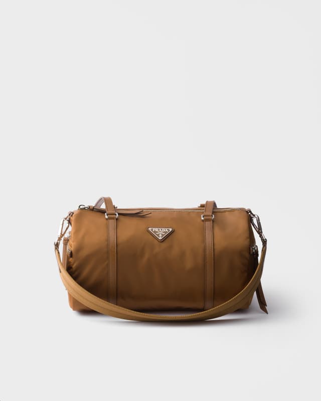 Prada Large Re-Nylon and Saffiano leather duffel bag