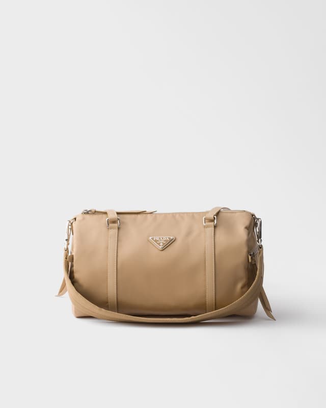 Prada Large Re-Nylon and Saffiano leather duffel bag